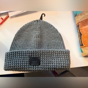 All Saints Gray Knit Beanie